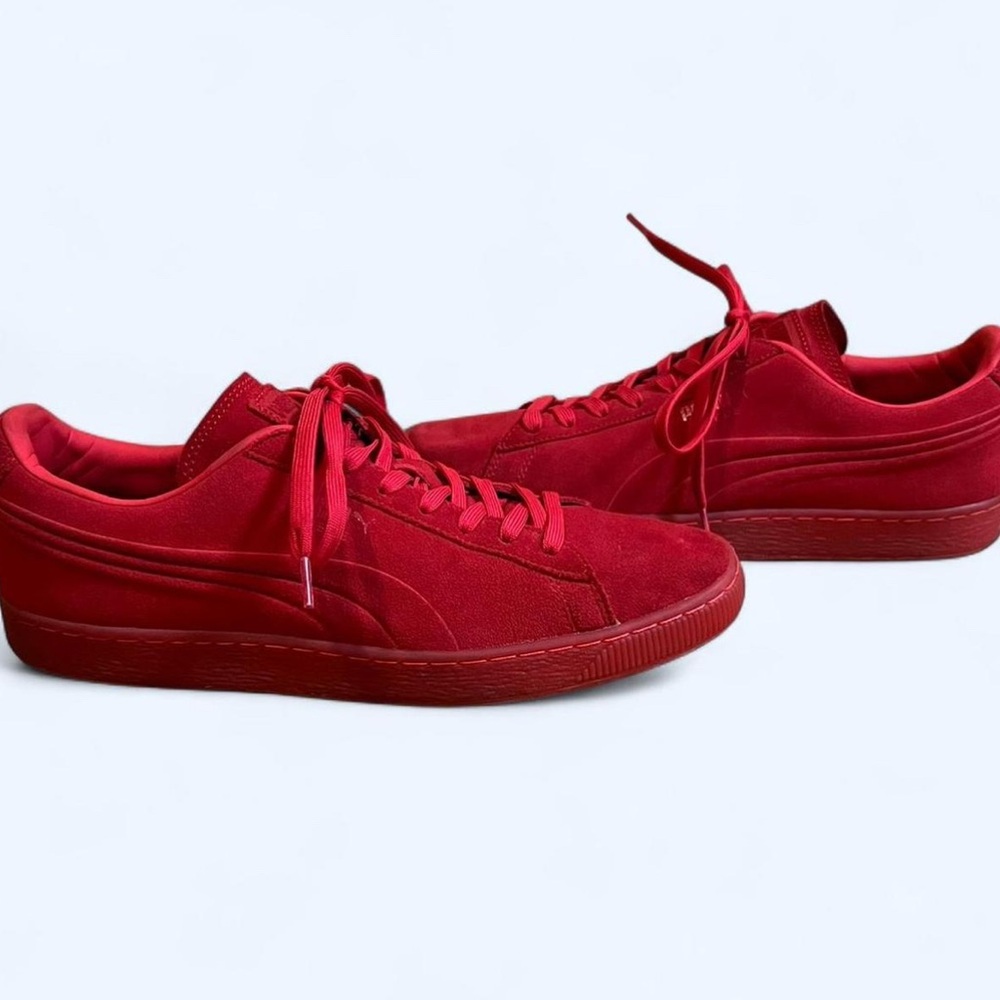 Puma Vibrant Red Suede Shoes